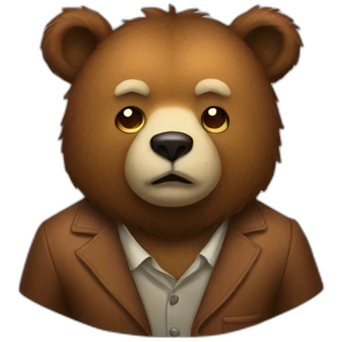 bear suit emoji