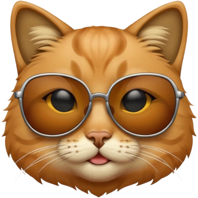 Cat wearing sunglasses emoji