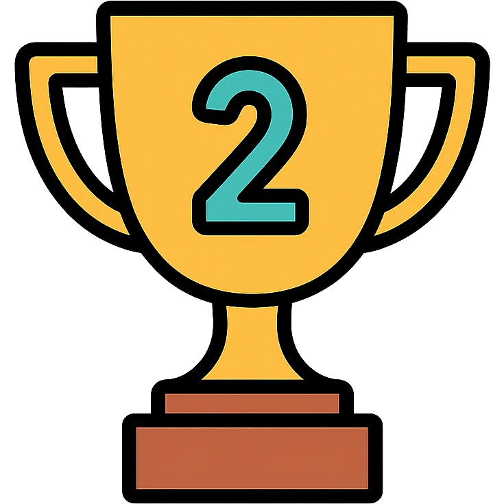 second place cup emoji