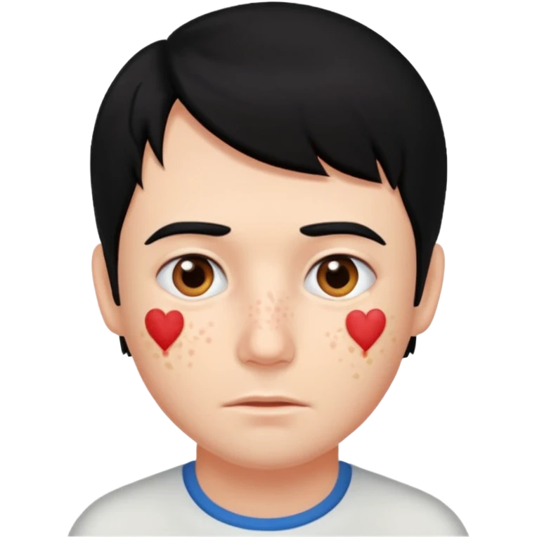 measles black haired man emoji