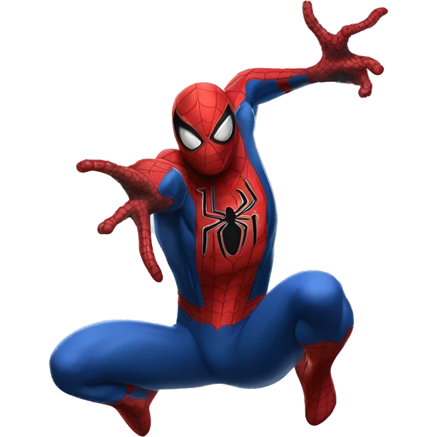 half spider man body separated from half venom body emoji
