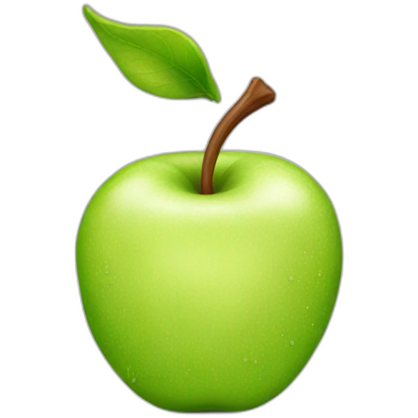 Washed Apple emoji