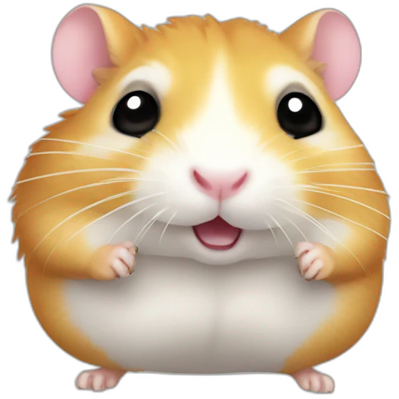 hamster-with-big-claw emoji