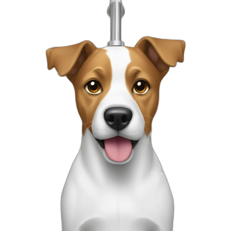 Dog in shower emoji
