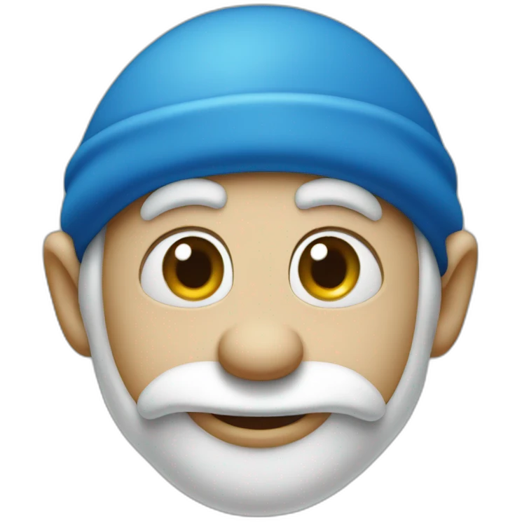 Smurf emoji