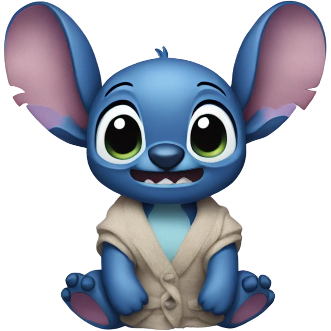 Stitch cœur main emoji
