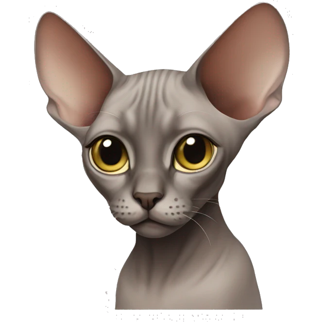 A quiet sphinx cat emoji