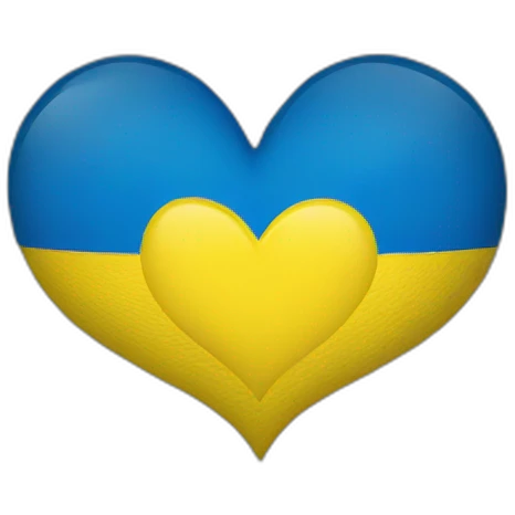 Ukraine heart emoji
