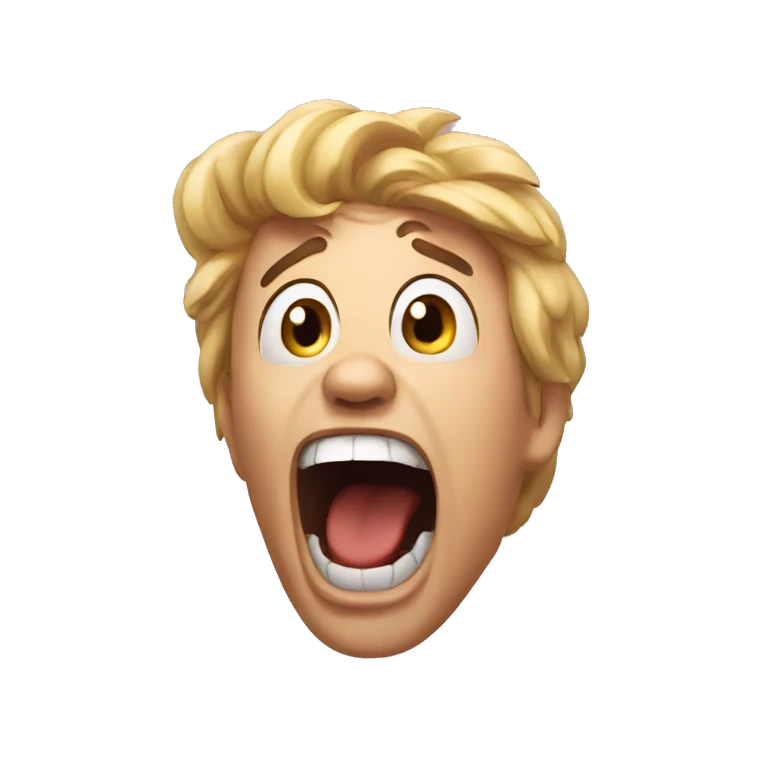 screaming emoji