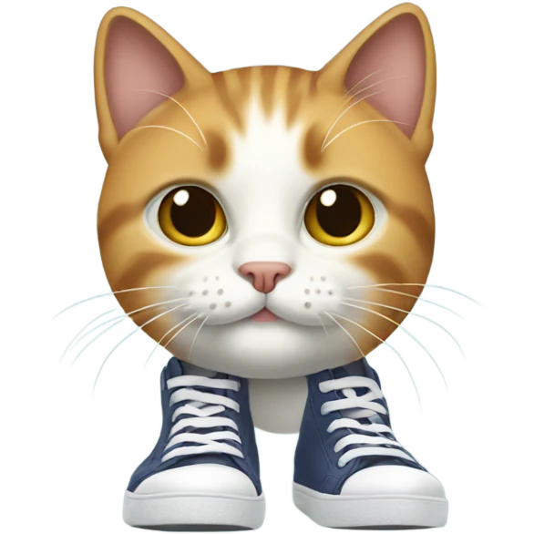 cat wearing shoes  emoji