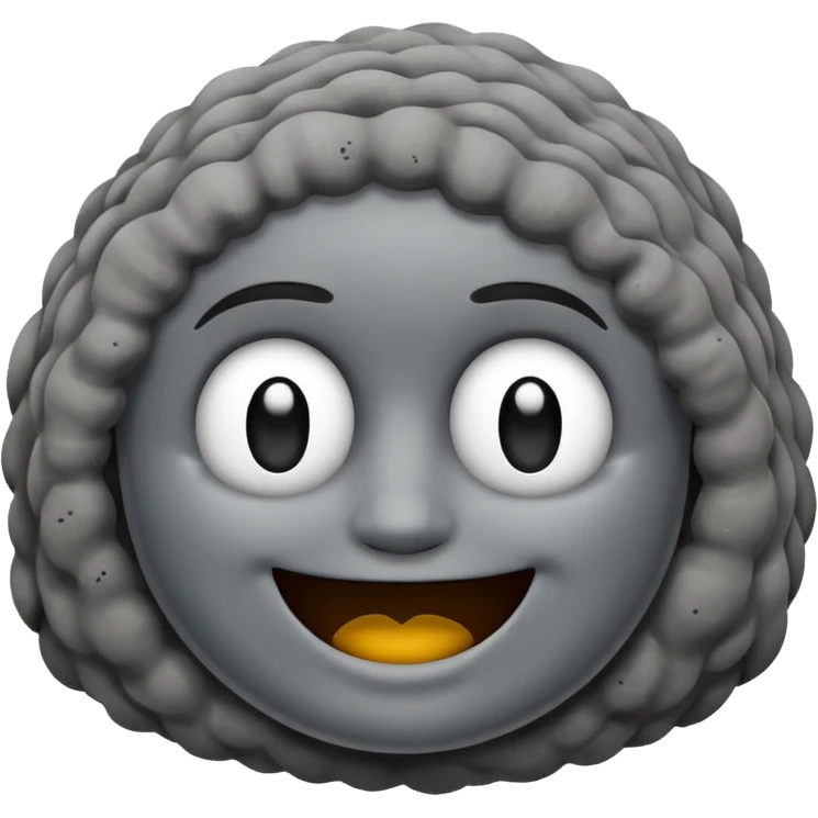 a pile of ash and dust smiling emoji