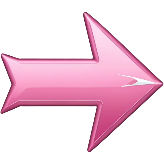pink arrow emoji