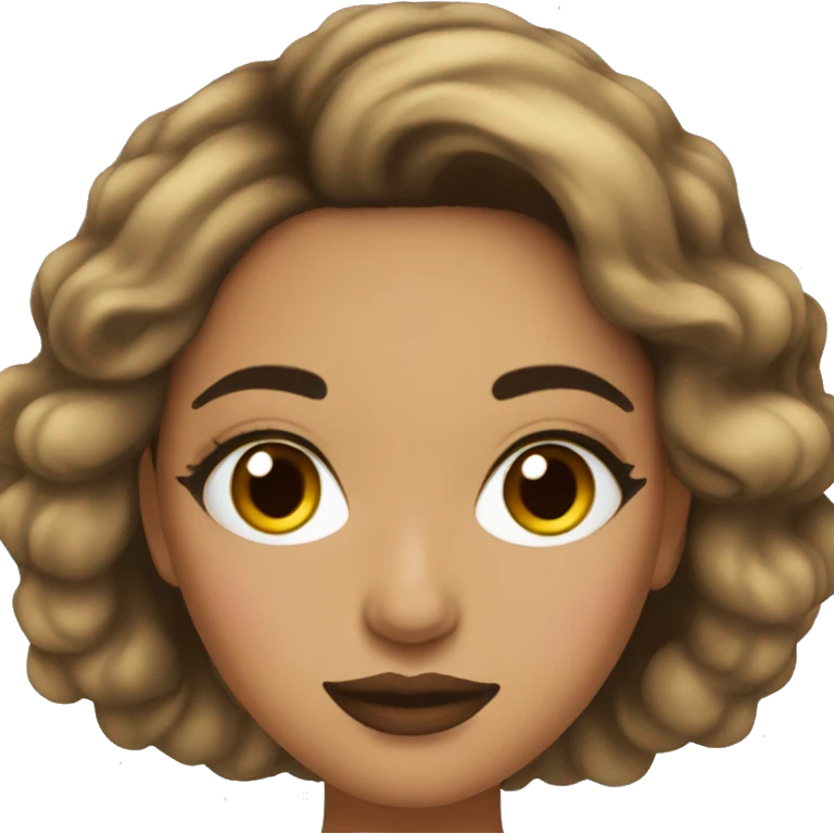 Mexican Latina makeup girl emoji