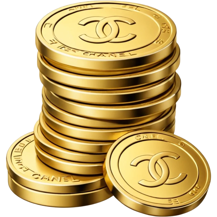 chanel coins stack emoji
