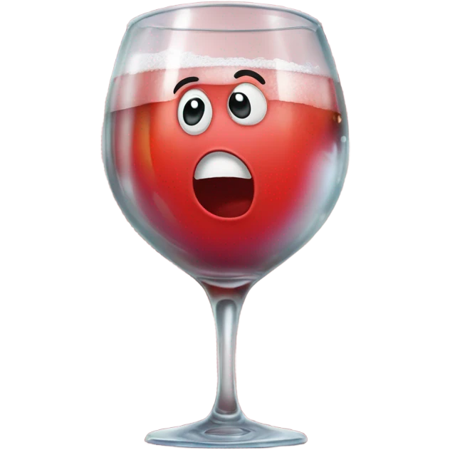 Drunk heart emoji