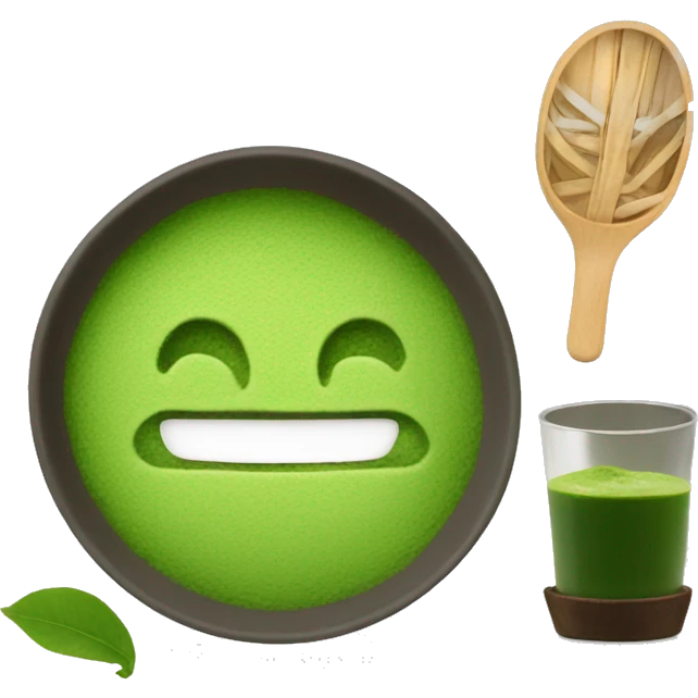 How’s on a matcha emoji