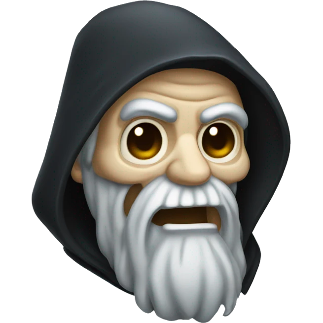 old bearded grim reaper emoji