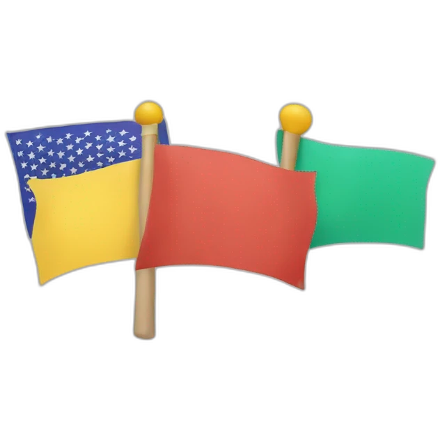 Goals, objectives, flags. emoji
