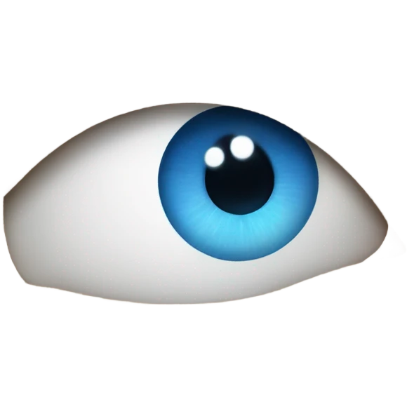 blue Eye, eyebrow emoji