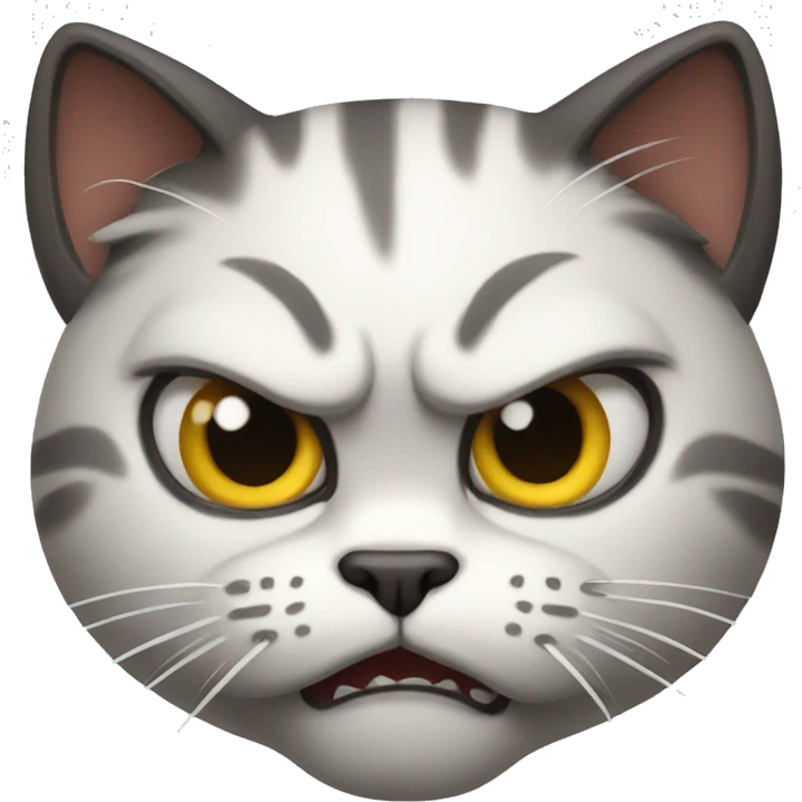 angry cat emoji
