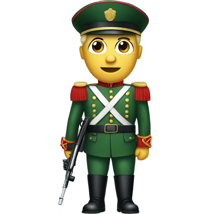 Toy soldier emoji