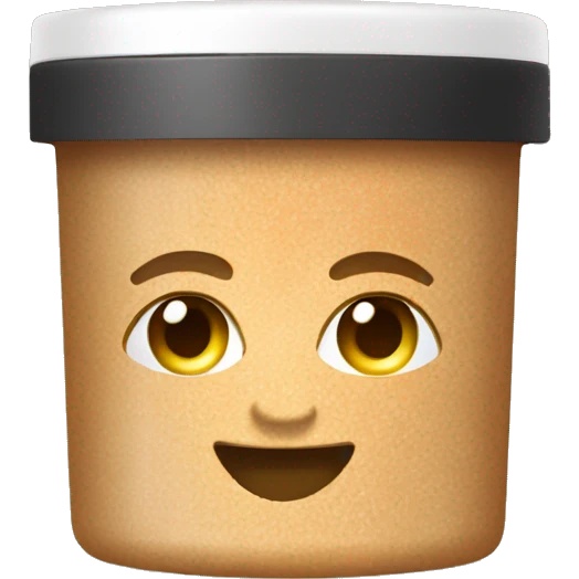 light brown body scrub pot emoji