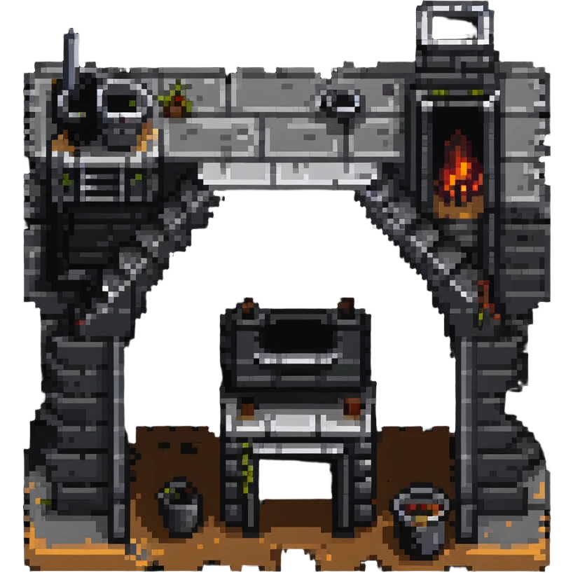 underground hideout under construction emoji