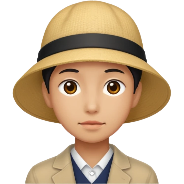 Tokyo in Money Heist, no hat emoji