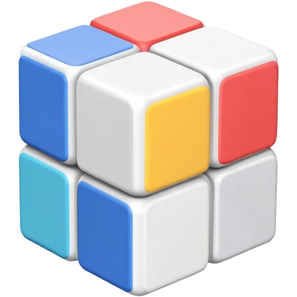 A web page for rubics cube events management platform emoji