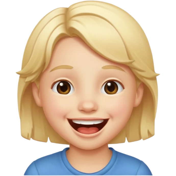 Laughing kid  emoji