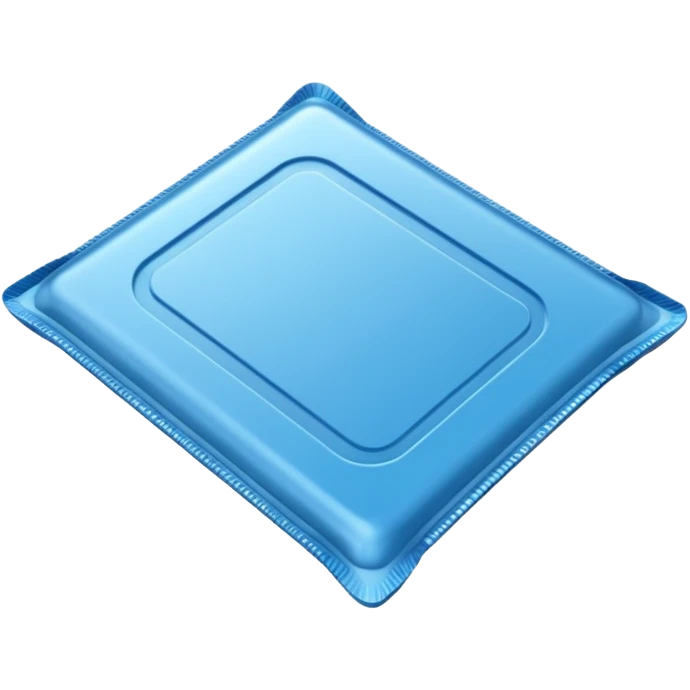 blue pacaged chip without writing emoji