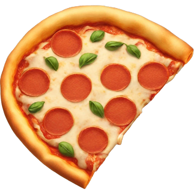 A delicious pizza emoji emoji