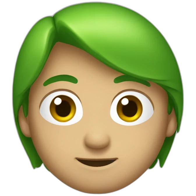 M verde emoji