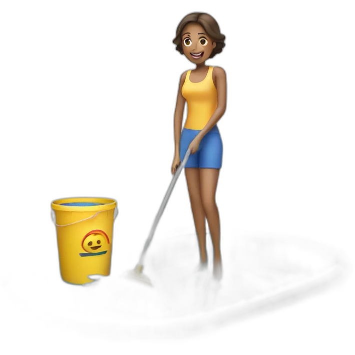 cleaning swimming pool emoji
