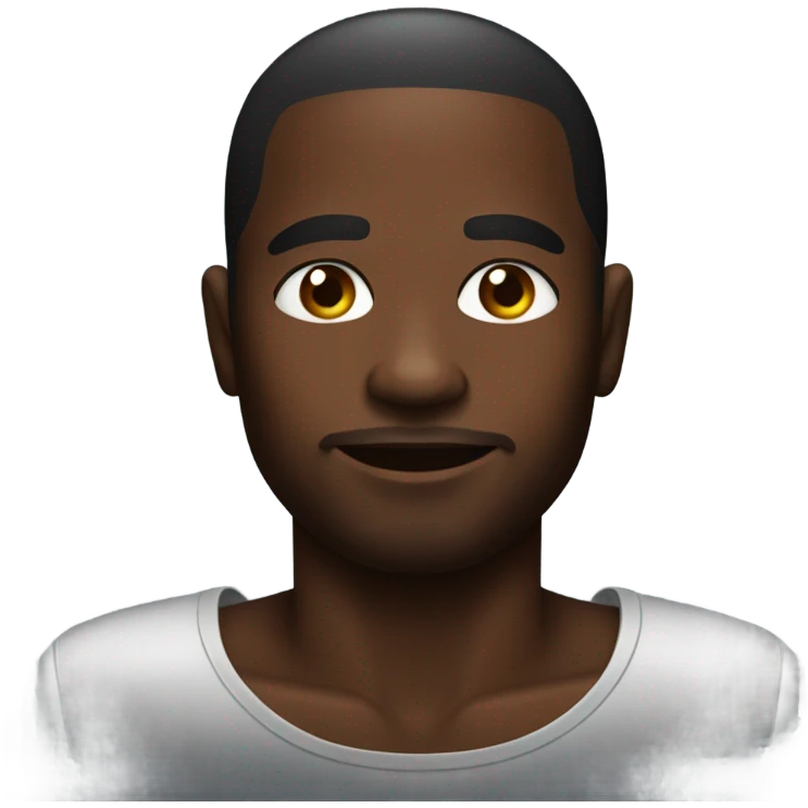 Black Man With Oil emoji