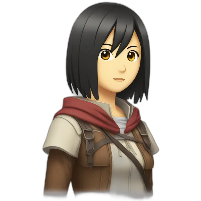 mikasa ackerman pokemon emoji