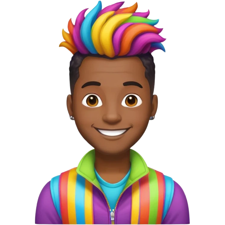 Black men funk guy  emoji