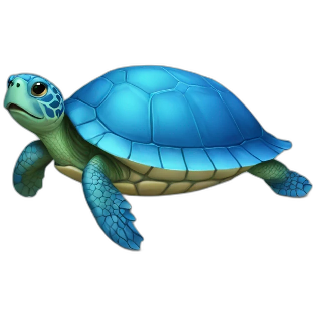 turtle blue emoji