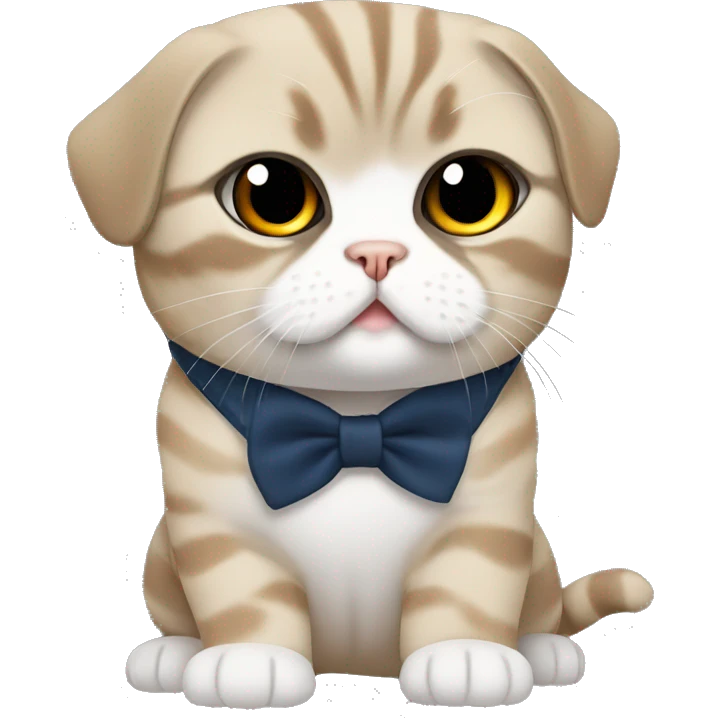 Scottish Fold DJ emoji