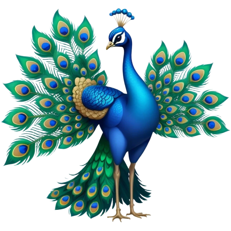 peacoc dancing emoji
