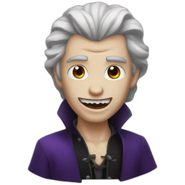 Un vampire nu emoji
