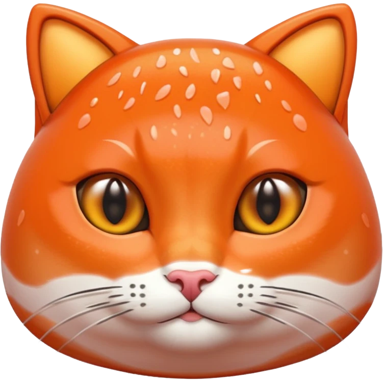make a salmon with cat ears emoji