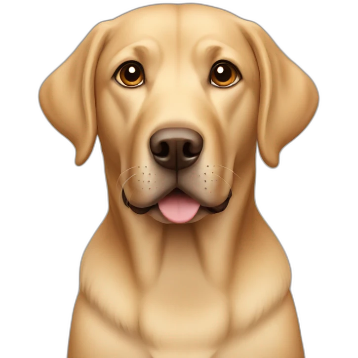 labrador brown emoji