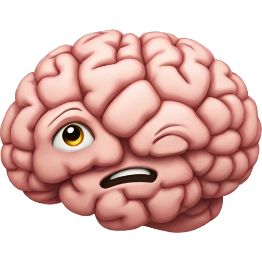 hugging brain emoji