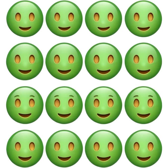 ❌ change the emoji color from red to green color emoji