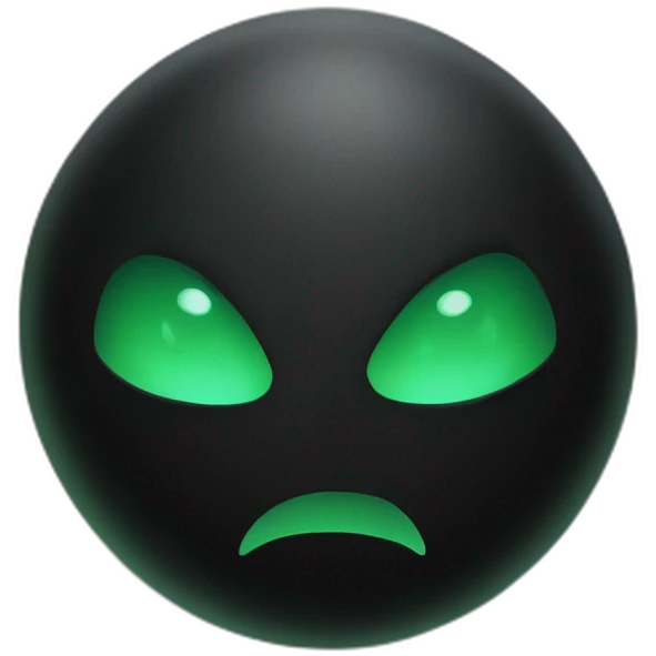 Black mana color mtg game emoji