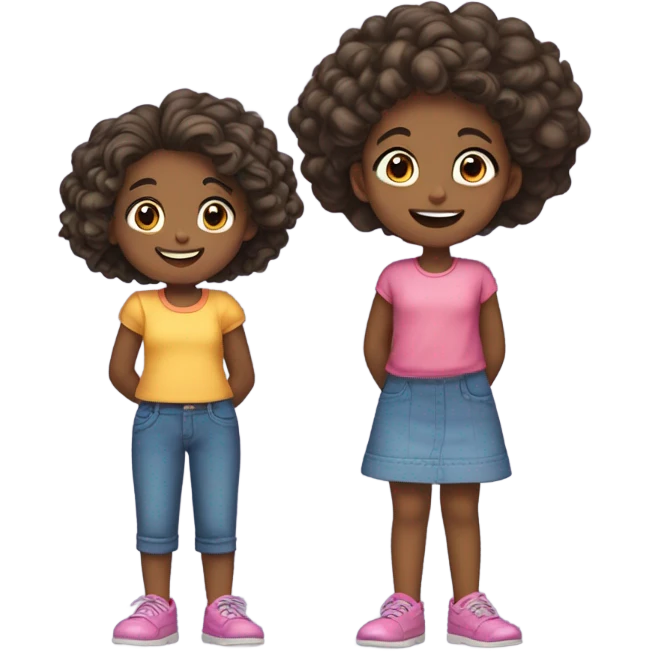 Big sister and little sister emoji