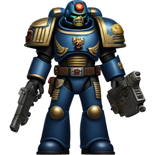 Space marine from warhammer emoji