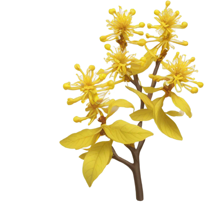 japanese witch hazel plant flower emoji