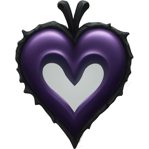 Gothic heart  emoji